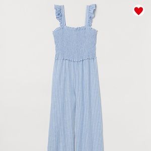 H&M Striped Jumpsuit Size Small